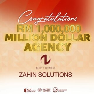 Alhamdulillah! Zahin Solutions has achieved Million Dollar Agency (MDA) this year.

Congratulations to my team for your hard work, strong determination & high commitment. This achievement is for all of you. Teamwork makes the dream work!

Thank you to our clients for your continuous support and trust. 

Semoga tahun mendatang kita dapat membantu ramai lagi rakyat Malaysia mendapat khidmat perancang kewangan yang terbaik. Itulah visi kami 🌟

#zahinsolutionswisesolutions 
#milliondollaragency 
#aiapublictakaful