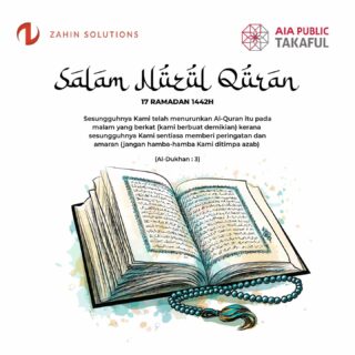 “Ya Allah, sinarilah hati kami dengan membaca al-Quran. Hiasilah akhlak kami dengan kemuliaan al-Quran. Baguskanlah amalan kami dengan berzikir serta bertadarrus al-Quran. Selamatkanlah kami dari api neraka kerana kemuliaan al-Quran. Masukkanlah kami ke dalam syurga-Mu dengan syafaat al-Quran. Aamiin.” 🤲🤲🤲

Salam Nuzul Quran
17 Ramadhan 1442H

#bulanramadhanbulanalquran 
#ramadhan2021
